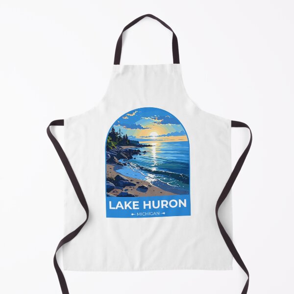 Item preview, Lake Huron MichiganUSA Sticker designed and sold by TulipaGraphics.