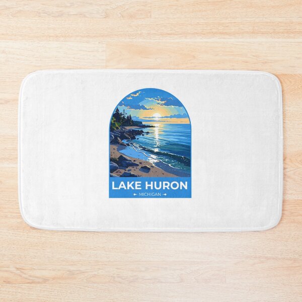Item preview, Lake Huron MichiganUSA Sticker designed and sold by TulipaGraphics.