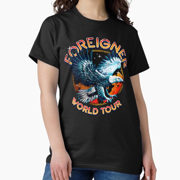Foreigner Vintage Retro Rock Band Classic T-Shirt