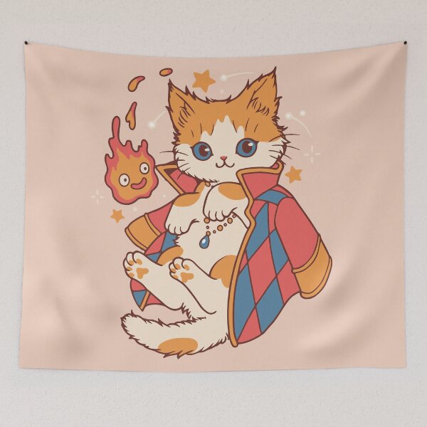 Item preview, howl's cat Wizard Cat designed and sold by RosetteArtists.