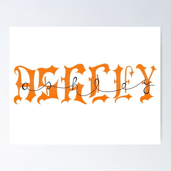 Item preview, Ashley Name Signage designed and sold by LittleRockArt.