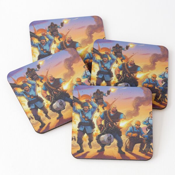 Item preview, Team Fortress 2 Blu Team Epic Battle Art designed and sold by MonaRose_Art.