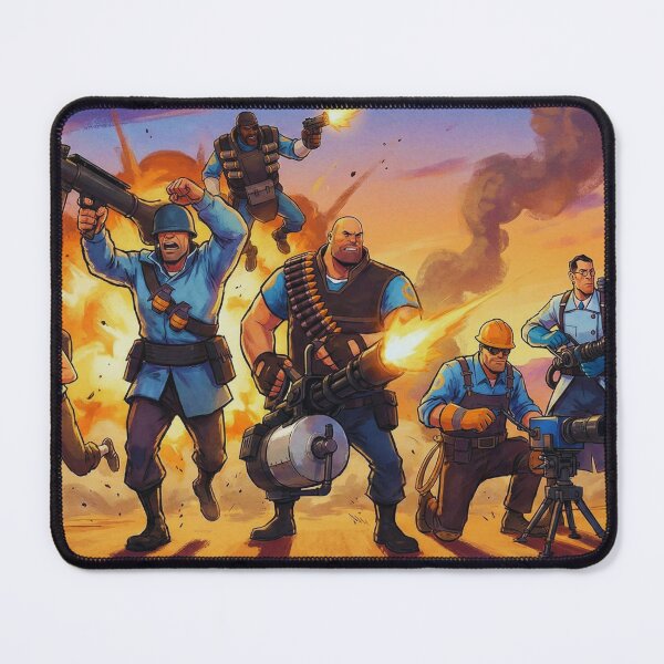 Item preview, Team Fortress 2 Blu Team Epic Battle Art designed and sold by MonaRose_Art.
