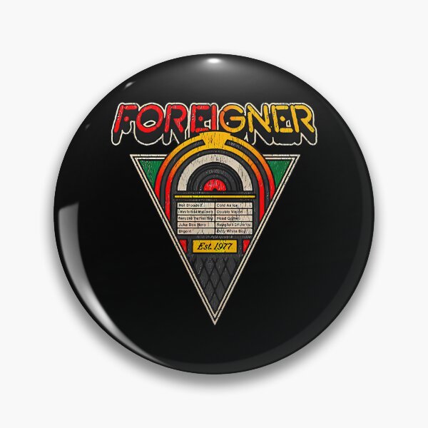 Item preview, Foreigner Vintage Retro Rock Band designed and sold by johncaseyart.