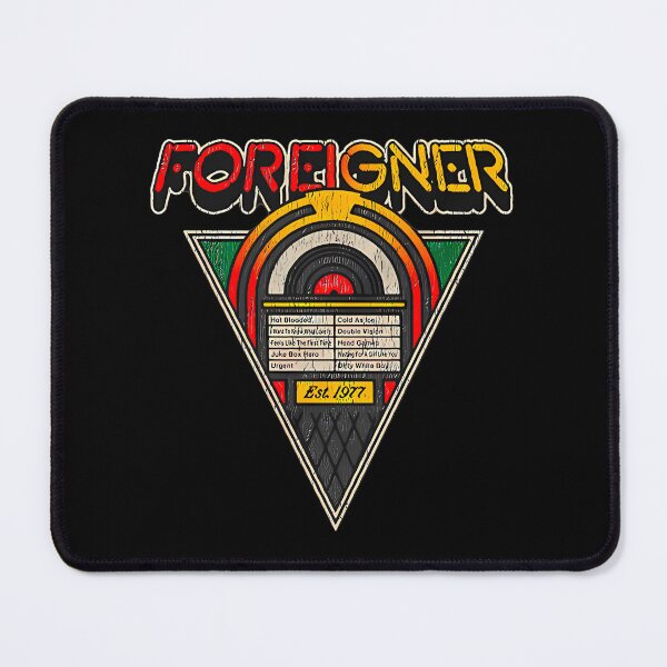 Item preview, Foreigner Vintage Retro Rock Band designed and sold by johncaseyart.