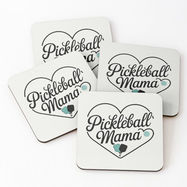 Artikelvorschau, Pickleball Mama Herz Schläger Ball Sportliches Spaßdesign entworfen und verkauft von SplashTastic.