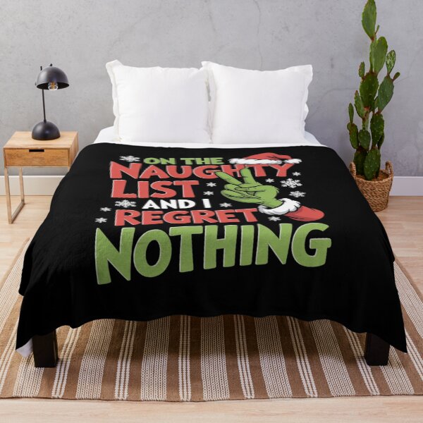 Item preview, On The Naughty List And I Regret Nothing Funny Christmas designed and sold by KotexTemu.