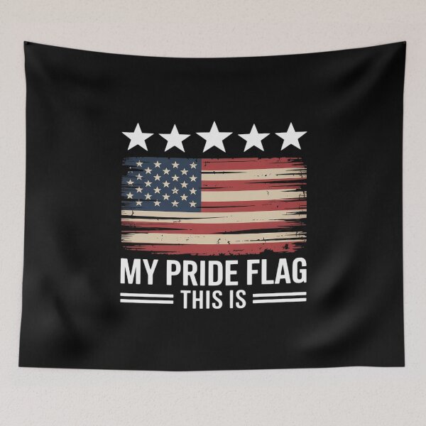 Item preview, US Flag - This Is My Pride Flag for Proud Patriotic American  designed and sold by CombatTask.