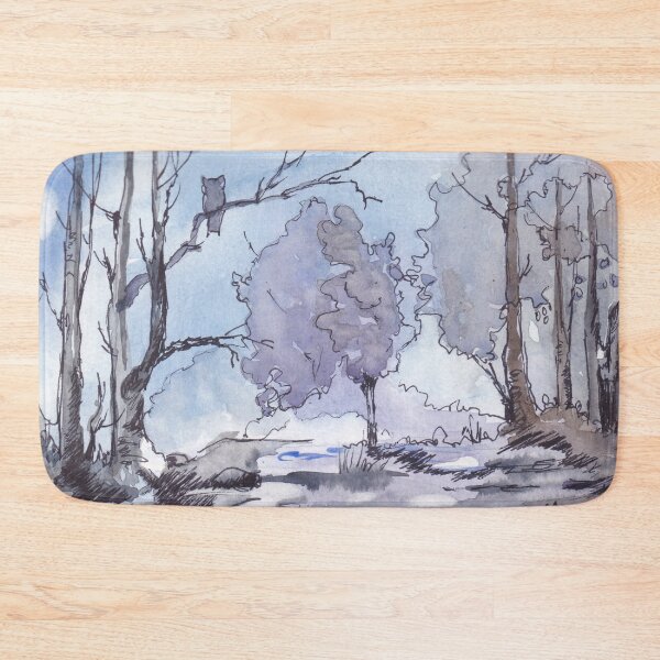 Item preview, Full moon and a Spotted Eagle Owl designed and sold by Maree Clarkson .