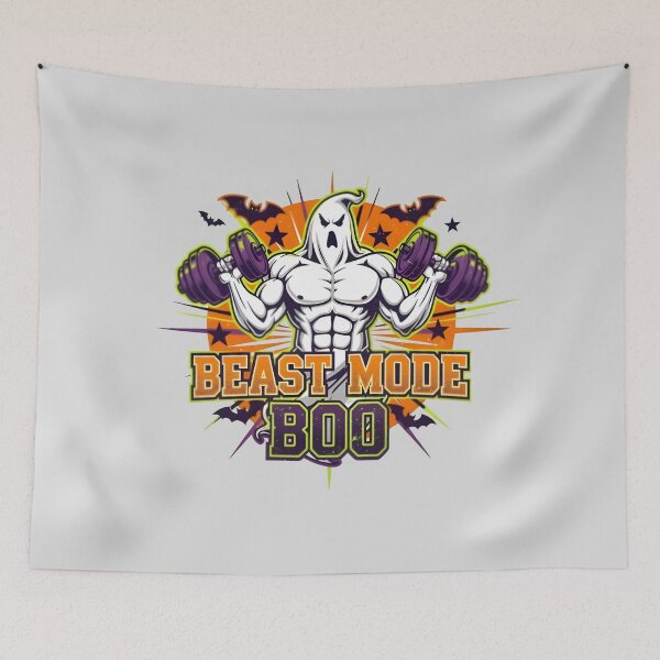 Item preview, Strong Ghost Workout – Halloween Beast Mode designed and sold by SoftyDesigns.