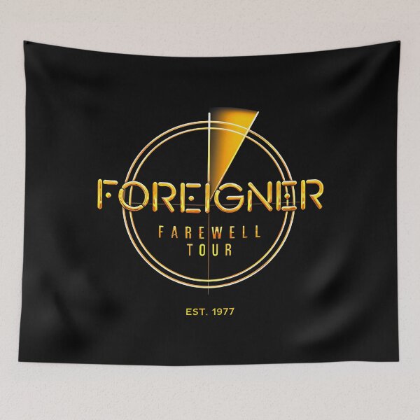 Item preview, Foreigner Vintage Retro Rock Band designed and sold by johncaseyart.