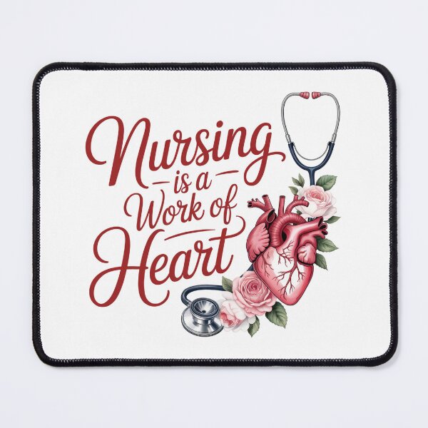 Item preview, Nursing Is a Work of Heart designed and sold by jkrphoto.
