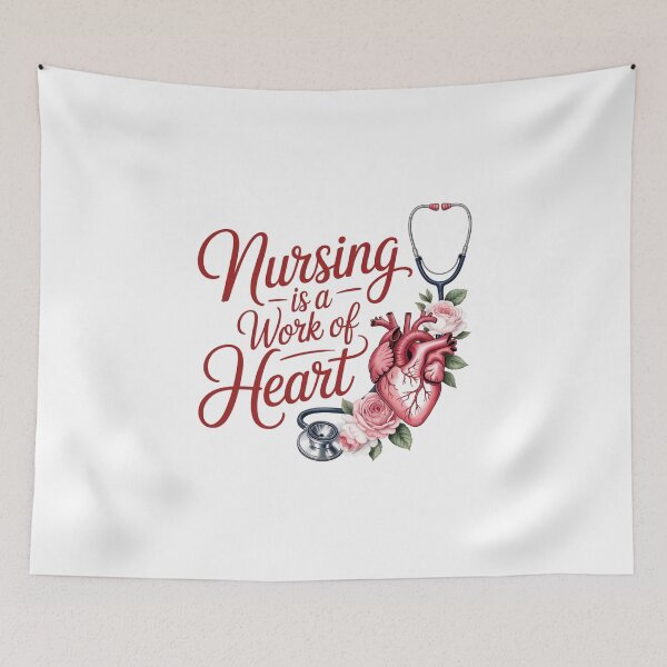 Item preview, Nursing Is a Work of Heart designed and sold by jkrphoto.