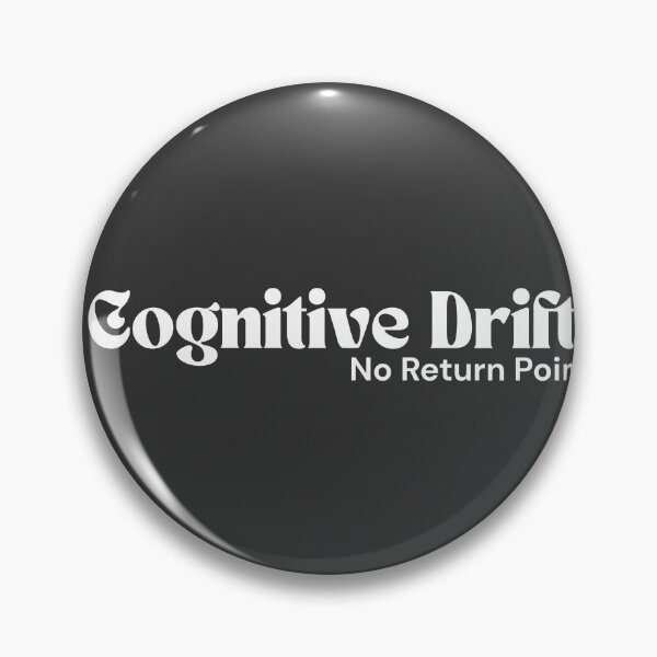 Item preview, Cognitive Drift: No Return Point (White Edition) – Minimalist Text | Surreal Digital Quote | RETL Style designed and sold by RETL.