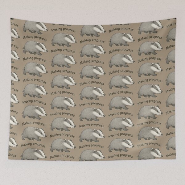 Item preview, Making Progress Badger Stride designed and sold by ChirpInc.