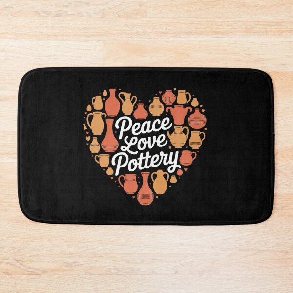 Item preview, Peace Love Pottery - Ceramic Potter Ceramicist Craft Artist  designed and sold by KotexTemu.