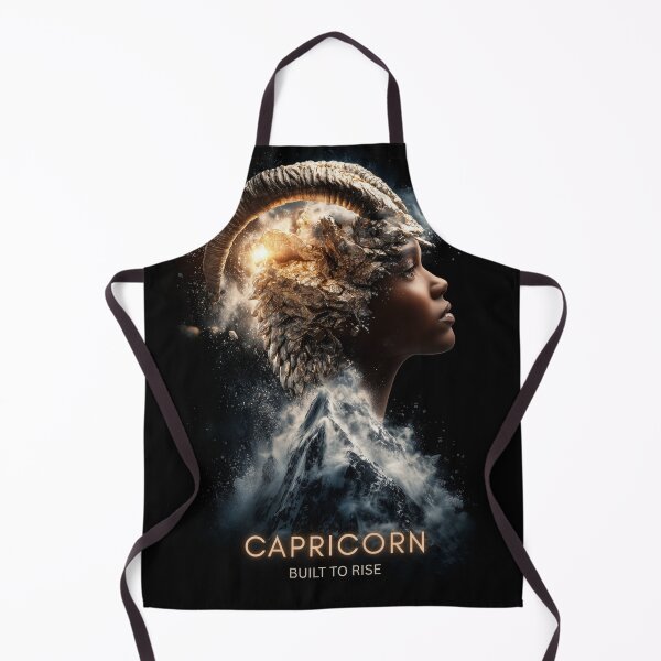 Item preview, Capricorn — Built to Rise | Mountain Soul Zodiac Art designed and sold by VisionaryVeils.