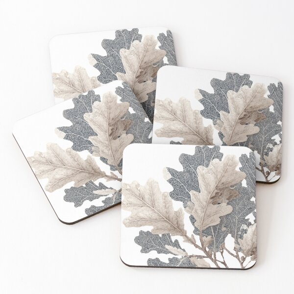 Item preview, Frosted Leaves – Winter Botanical Illustration designed and sold by Lol&love.