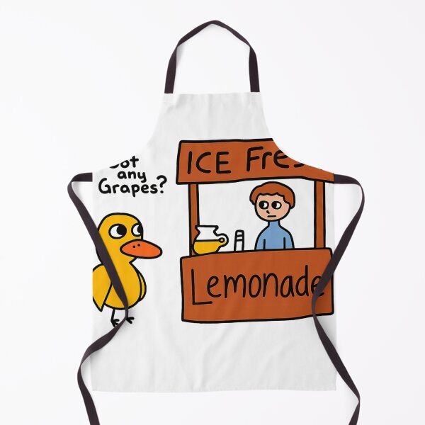 Item preview, Funny Duck at Lemonade Stand Awkward Summer Cartoon designed and sold by haitrieuic96.