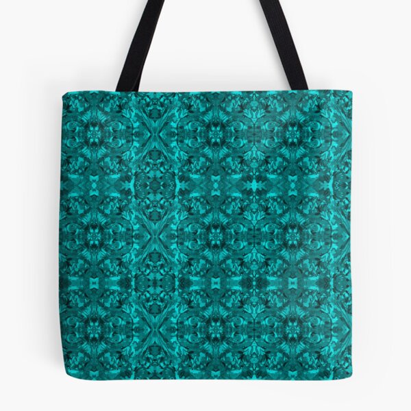 Item preview, Sitara Totem Teal 00fdff designed and sold by Art in My Loft.