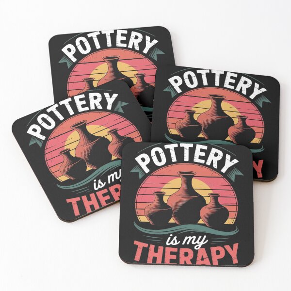 Item preview, Potter Ceramic Clay Artist Sculpturist Pottery Is My Therapy  designed and sold by KotexTemu.