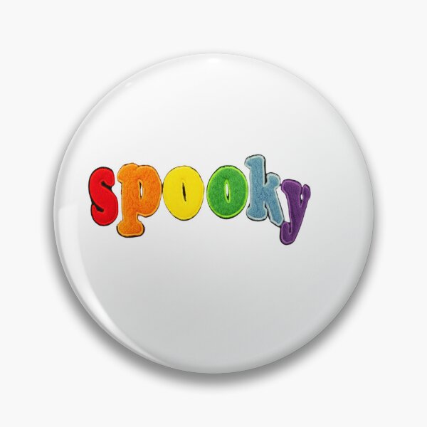 Item preview, Rainbow "SPOOKY" Chenille Patch Text - Groovy Retro Halloween Vibe designed and sold by disenokart.