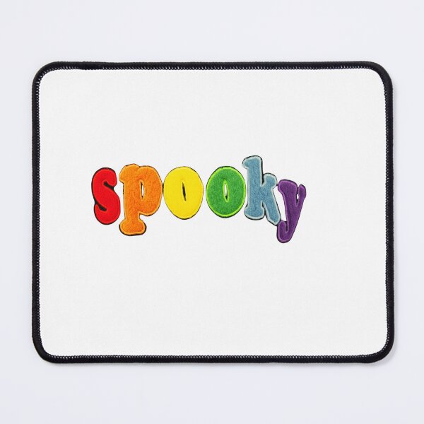 Item preview, Rainbow "SPOOKY" Chenille Patch Text - Groovy Retro Halloween Vibe designed and sold by disenokart.