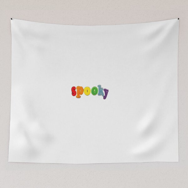 Item preview, Rainbow "SPOOKY" Chenille Patch Text - Groovy Retro Halloween Vibe designed and sold by disenokart.