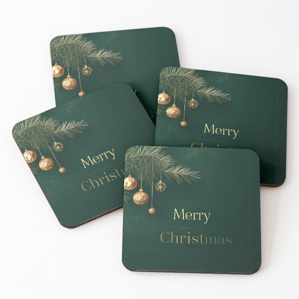 Item preview, Chic Minimal Gold Holiday Branch designed and sold by ChicTrendz.