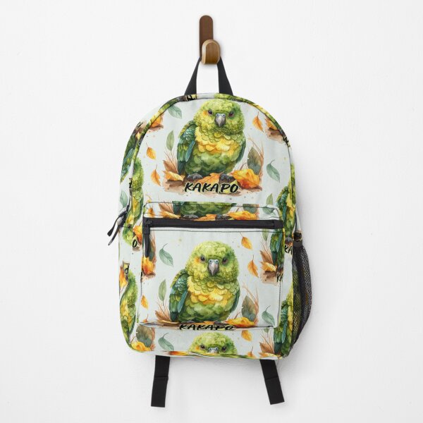 Item preview, Kakapo parrot in jungle leaves, funny designed and sold by LiskoDesign.