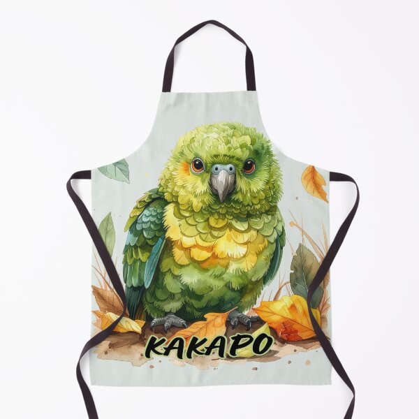 Item preview, Kakapo parrot in jungle leaves, funny designed and sold by LiskoDesign.