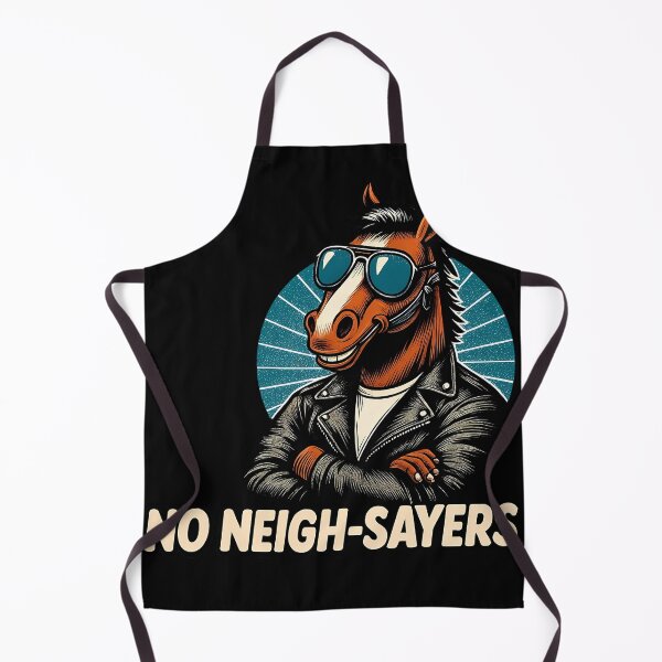 Item preview, Funny No Neigh-Sayers Cool Retro Horse Pun designed and sold by oynipshop.