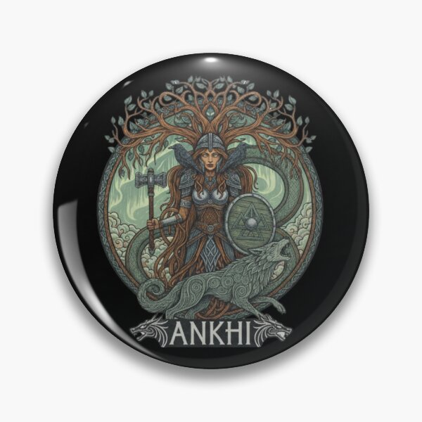 Item preview, Ankhi the Valkyrie Guardian designed and sold by Dream Bloom Gallery.