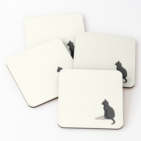 Item preview, Minimal Black Cat on Soft Background designed and sold by RocketBoys.
