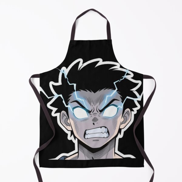 Item preview, Anime Lightning Rage Boy Sticker – Glowing Eyes Electric Power Art. designed and sold by Subhash1562.