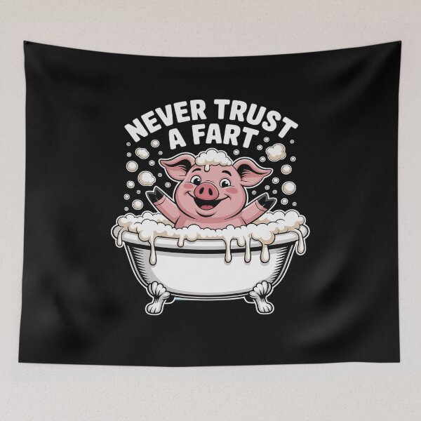 Item preview, Never Trust A Fart - Funny Sarcastic Fart Humor  designed and sold by NailMolisa.