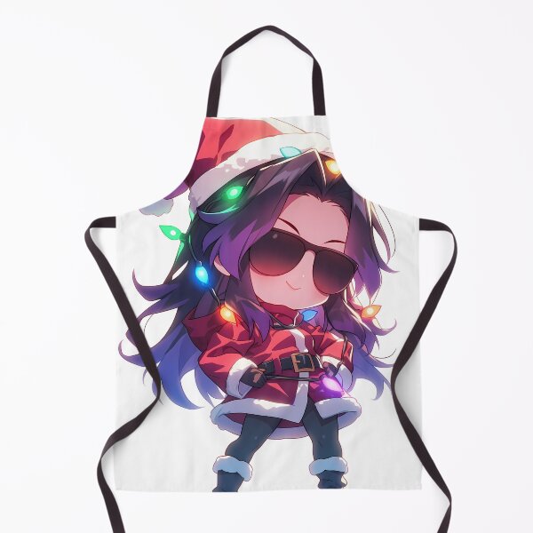 Item preview, Shinobu Kocho Demon Slayer Christmas Anime Girl Winter Santa Snow Rooftops designed and sold by HumbertoValveno.