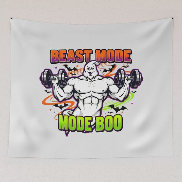Item preview, Pumpkin Ghost Gains – Spooky Gym Power designed and sold by SoftyDesigns.