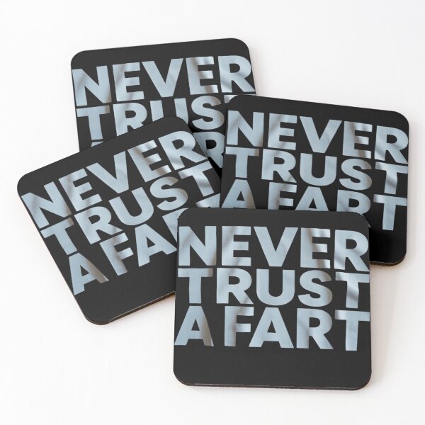 Item preview, Never Trust A Fart - Funny Running Saying  designed and sold by NailMolisa.