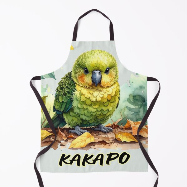 Item preview, Little kakapo parrot in jungle leaves, funny designed and sold by LiskoDesign.
