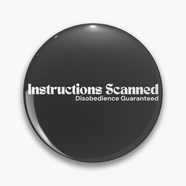 Item preview, Instructions Scanned. Disobedience Guaranteed. (White Edition) – Minimalist Text | Sarcastic Rebel Quote | RETL Style designed and sold by RETL.