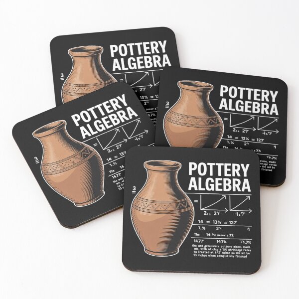 Item preview, Pottery Algebra Funny Ceramic Clay Artist designed and sold by KotexTemu.