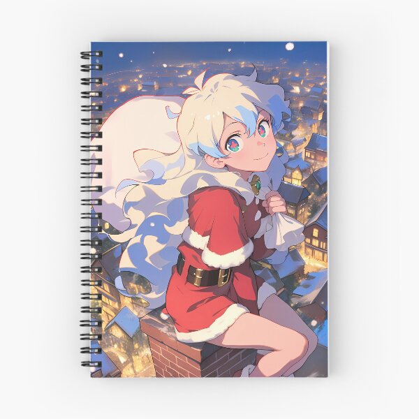 Item preview, Nia Teppelin Christmas Wonder Gurren Lagann Anime Girl Santa Claus Winter Night designed and sold by HumbertoValveno.