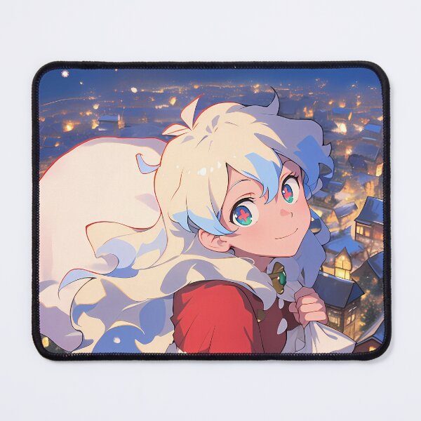 Item preview, Nia Teppelin Christmas Wonder Gurren Lagann Anime Girl Santa Claus Winter Night designed and sold by HumbertoValveno.