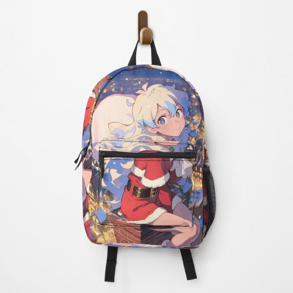 Item preview, Nia Teppelin Christmas Wonder Gurren Lagann Anime Girl Santa Claus Winter Night designed and sold by HumbertoValveno.