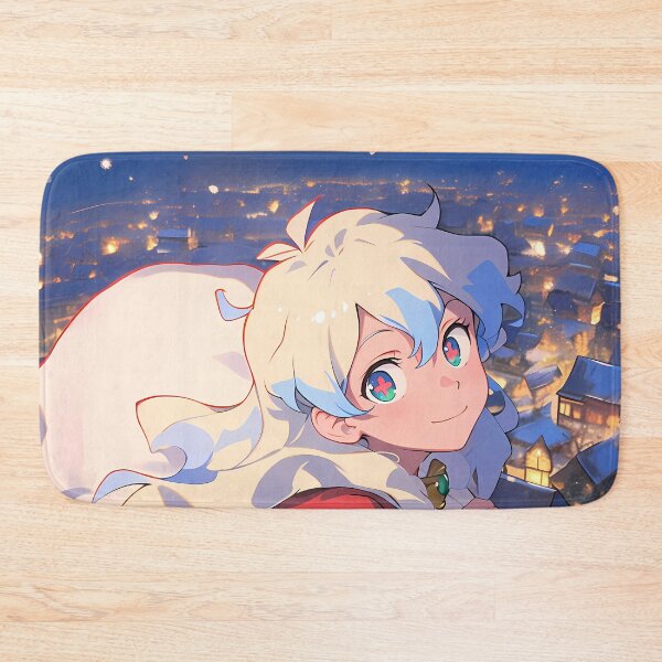 Item preview, Nia Teppelin Christmas Wonder Gurren Lagann Anime Girl Santa Claus Winter Night designed and sold by HumbertoValveno.