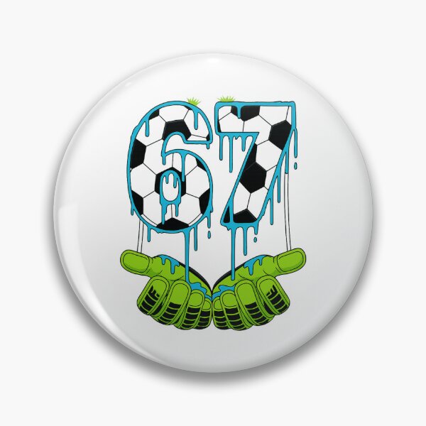 Item preview, Goalkeeper Number 67 Dripping Slime Soccer Gloves designed and sold by haitrieuic96.