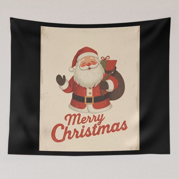 Item preview, Vintage Cozy Santa Artwork designed and sold by ChicTrendz.