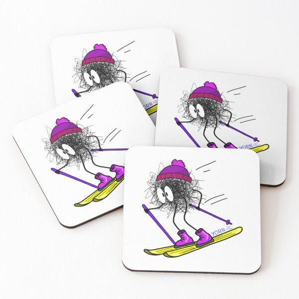 Item preview, Yorn Character Going Snow Skiing designed and sold by LeonaLines.