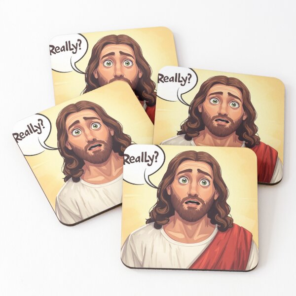 Item preview, Surprised Jesus asks, Really? designed and sold by Dedokris.